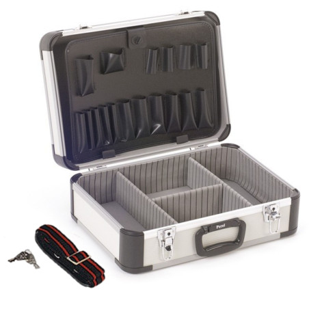 VALISE À OUTILS EN ALUMINIUM - 460 x 330 x 165 mm - 25 L - PRL