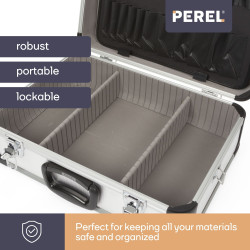 VALISE À OUTILS EN ALUMINIUM - 460 x 330 x 165 mm - 25 L