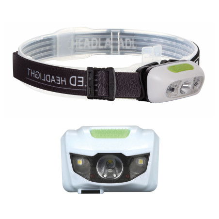 LAMPE FRONTALE À LED ET CAPTEUR ON/OFF - RECHARGEABLE - PRL