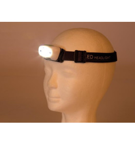 LAMPE FRONTALE À LED ET CAPTEUR ON/OFF - RECHARGEABLE - PRL