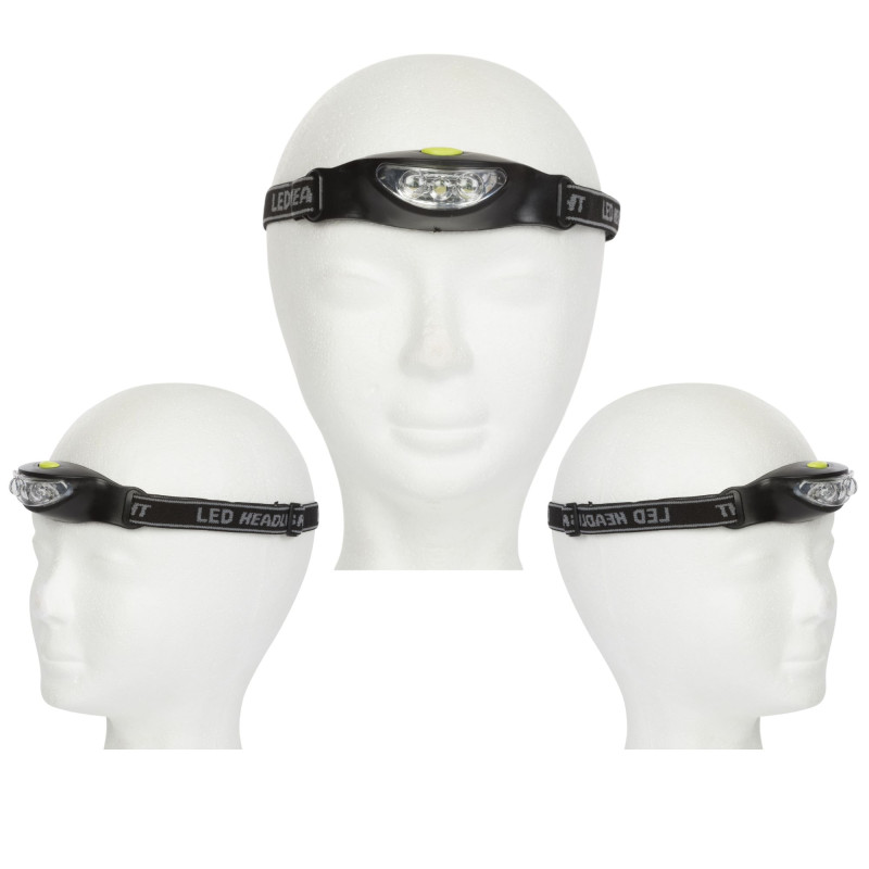 Faro anteriore con 3 LED bianchi ultraluminosi