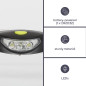 Faro anteriore con 3 LED bianchi ultraluminosi