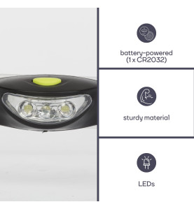 Faro anteriore con 3 LED bianchi ultraluminosi - PRL