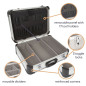 VALISE À OUTILS EN ALUMINIUM - 460 x 330 x 165 mm - 25 L VALISE À OUTILS EN ALUMINIUM - 460 x 330 x 165 mm - 25 L