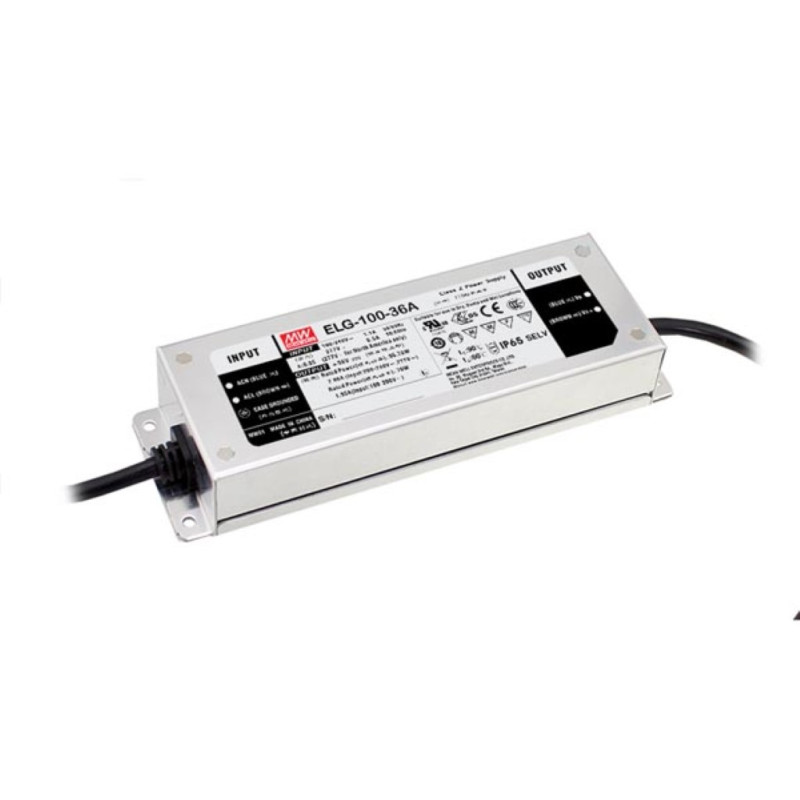 ALIMENTATION À DÉCOUPAGE  - 1 SORTIE - 100 W - 24 V - CONNEXION À 3 FILS