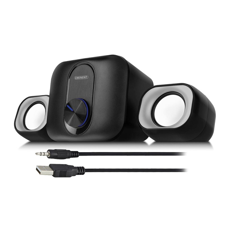 2.1 Stereo speaker set for PC and laptop, USB-powered