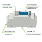 Compteur kwh monophasé pour montage sur rail din - 1 module