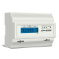 Compteur kwh triphasé pour montage sur rail din - 7 modules - usage professionnel