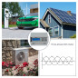 Compteur kwh triphasé pour montage sur rail din - 7 modules - usage professionnel