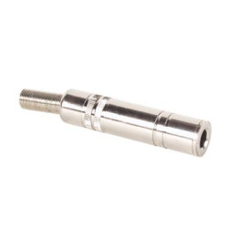 JACK FEMELLE 6.35mm STÉRÉO - ARGENTÉ - Velleman