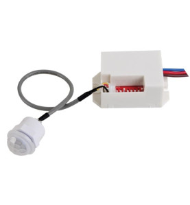 MINI DÉTECTEUR DE MOUVEMENT PIR - À ENCASTRER - 230 VCA - Velleman