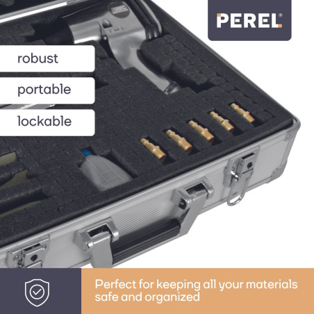 VALISE À OUTILS EN ALUMINIUM - 455 x 330 x 152 mm - 22,8 L