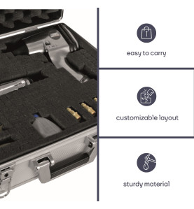 VALISE À OUTILS EN ALUMINIUM - 455 x 330 x 152 mm - 22,8 L - PRL