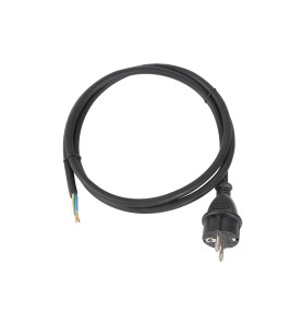CÂBLE D'ALIMENTATION - CAOUTCHOUC - 1.5 m - 3G1.5 - PRISE CEE 7/7 ET E