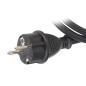 CÂBLE D'ALIMENTATION - CAOUTCHOUC - 1.5 m - 3G1.5 - PRISE CEE 7/7 ET EXTRÉMITÉ DÉNUDÉE