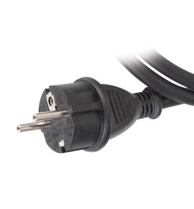 CÂBLE D'ALIMENTATION - CAOUTCHOUC - 1.5 m - 3G1.5 - PRISE CEE 7/7 ET E