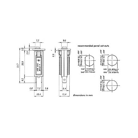 FUSIBLE AUTOMATIQUE - 16A - 125VAC