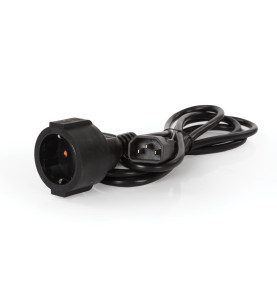 CÂBLE D'ALIMENTATION NOIR L=1.8m - Velleman