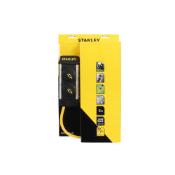 STANLEY - BLOC MULTIPRISE "GROUND SPIKE" - 2 PRISES - AVEC CLAPETS ET PIQUET - TERRE FRANÇAISE