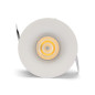 plafonnier encastré GU10 - courbé - blanc