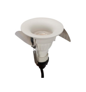 plafonnier encastré GU10 - courbé - blanc - Velleman