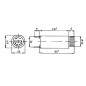 PORTE-FUSIBLE POUR CI 5 x 20mm - TYPE VERTICAL