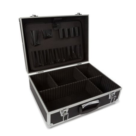VALISE À OUTILS AVEC BORDS EN ALUMINIUM - 455 x 330 x 152 mm - 22,8 L 