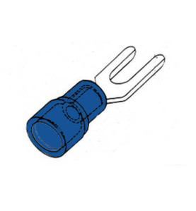 COSSE A FOURCHE 5.3mm - BLEU - Velleman