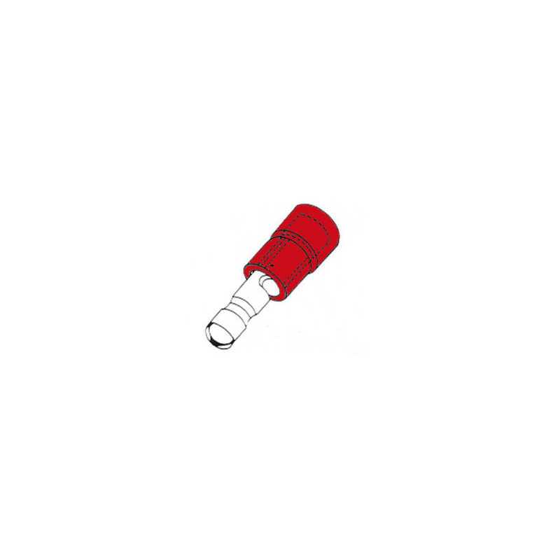 COSSE CYLINDRIQUE MALE ROUGE