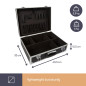 VALISE À OUTILS AVEC BORDS EN ALUMINIUM - 455 x 330 x 152 mm - 22,8 L - NOIR