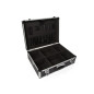 VALISE À OUTILS AVEC BORDS EN ALUMINIUM - 455 x 330 x 152 mm - 22,8 L - NOIR