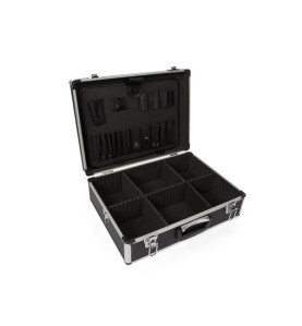 VALISE À OUTILS AVEC BORDS EN ALUMINIUM - 455 x 330 x 152 mm - 22,8 L 