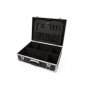 VALISE À OUTILS AVEC BORDS EN ALUMINIUM - 455 x 330 x 152 mm - 22,8 L - NOIR