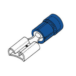 COSSE FEMELLE 4.8mm BLEUE - Velleman