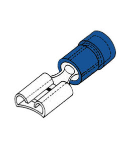 COSSE FEMELLE 4.8mm BLEUE - Velleman