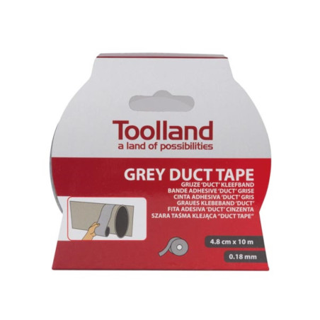 BANDE ADHESIVE 'DUCT' GRISE 4.8 cm x 10 m