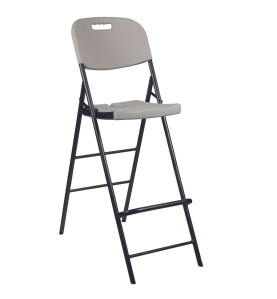 TABOURET DE BAR À DOSSIER - PLIANT - PRL