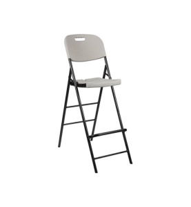 TABOURET DE BAR À DOSSIER - PLIANT - PRL