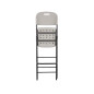 TABOURET DE BAR À DOSSIER - PLIANT