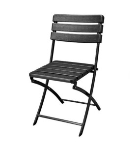 CHAISE PLIANTE - IMITATION BOIS - PRL