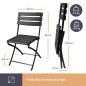 CHAISE PLIANTE - IMITATION BOIS CHAISE PLIANTE - IMITATION BOIS