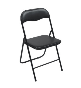 CHAISE PLIANTE - NOIR - PRL