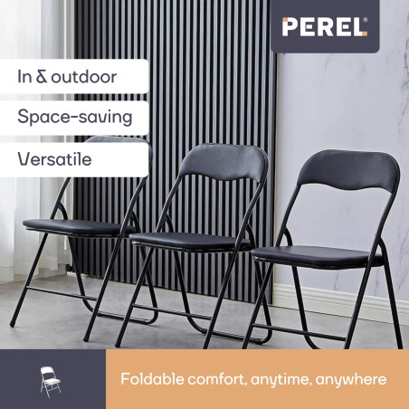 CHAISE PLIANTE - NOIR