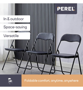 CHAISE PLIANTE - NOIR - PRL