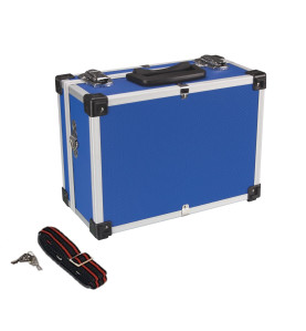 VALISE À OUTILS EN ALUMINIUM - 320 x 230 x 155 mm - 11,4 L - BLEU - PR