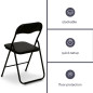 CHAISE PLIANTE - NOIR CHAISE PLIANTE - NOIR