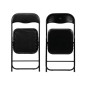 CHAISE PLIANTE - NOIR CHAISE PLIANTE - NOIR