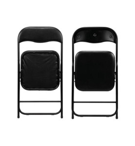 CHAISE PLIANTE - NOIR - PRL