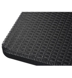 TABLE PLIANTE - IMITATION ROTIN - 180 x 75 x 74 cm - PRL