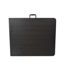 TABLE PLIANTE - IMITATION BOIS - 180 x 75 x 74 cm - PRL